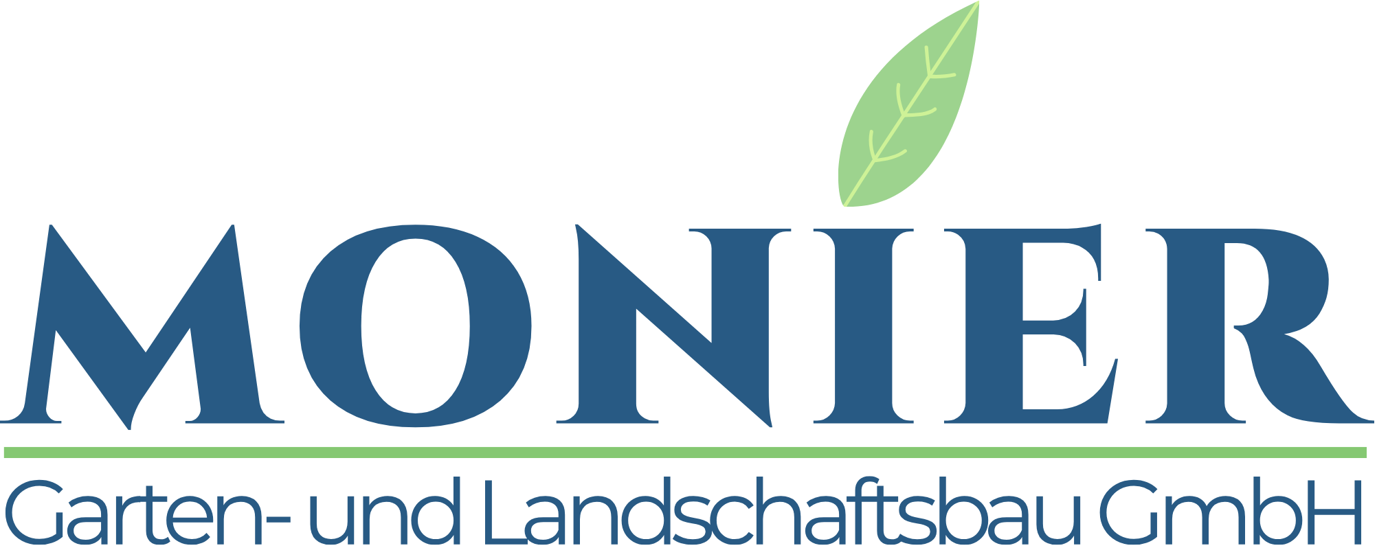 „Monier Garten- und Landschaftsbau GmbH“-Logo, zur Startseite